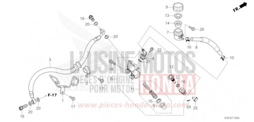 REAR BRAKE MASTER CYLINDER Z125MAS de 2025